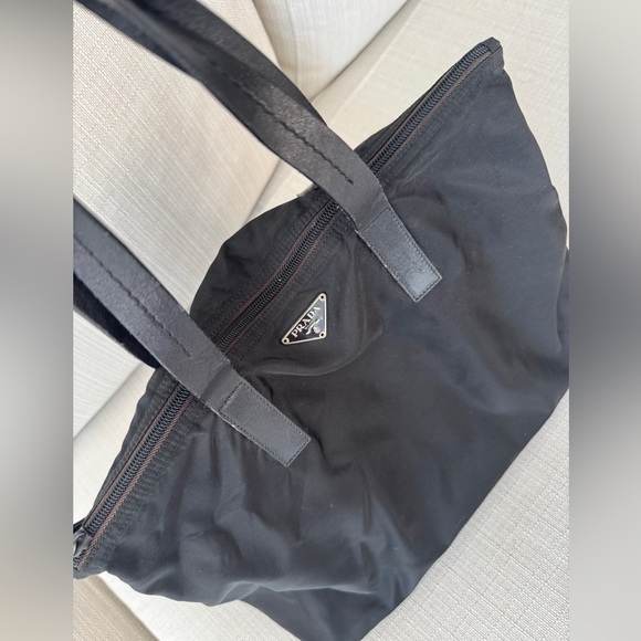 Authentic Prada Black Tote Bag - Picture 3 of 8